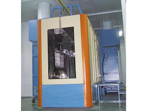 纸筒双回收式粉体喷房